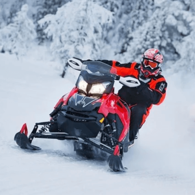 Snowmobiling