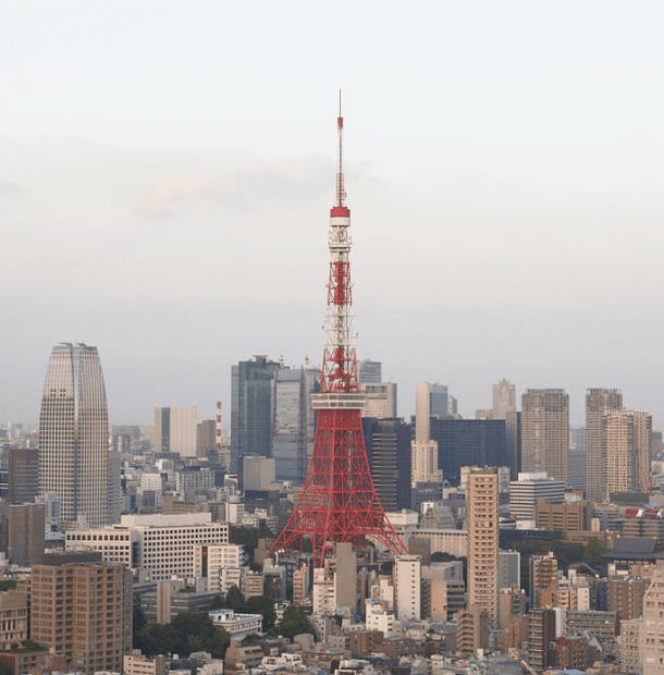 Arrival in Tokyo